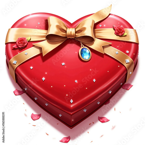 バレンタインデー、チョコレートボックス、ギフトボックス、感謝の気持ち、愛を伝える形、Valentine's Day, chocolate box, gift box, a form of appreciation and love.