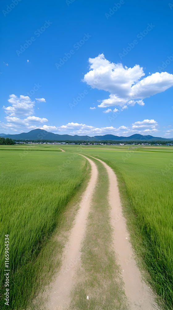Fototapeta premium Countryside Dirt Road Photo