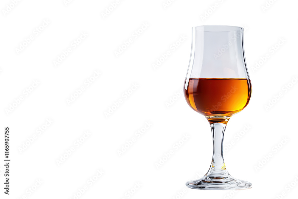 Decorative Cordial Glass with Drink isolated on transparent background Decorative Cordial Glass with Drink isolated on transparent background