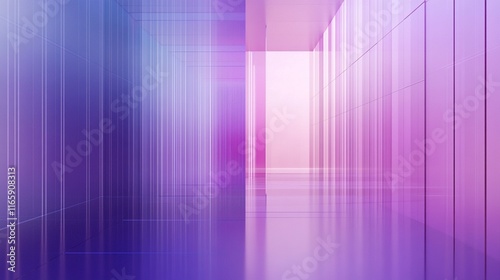 Wallpaper Mural Cool gradient of purples and blues with faint geometric lines for a high-tech aesthetic. Torontodigital.ca