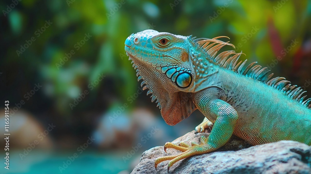 Obraz premium beautiful Iguana