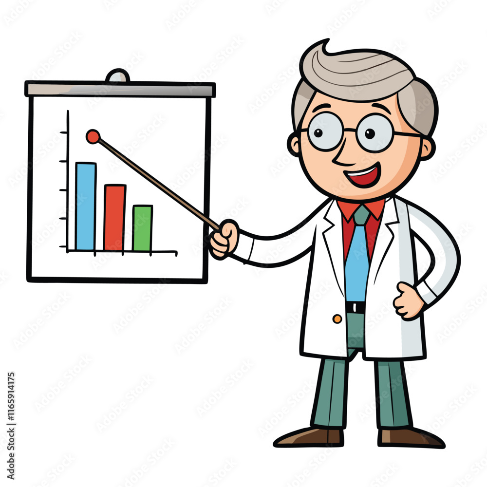 Scientist Explaining Data on Chart - Professional Insight Scientist Explaining Data on Chart - Professional Insight