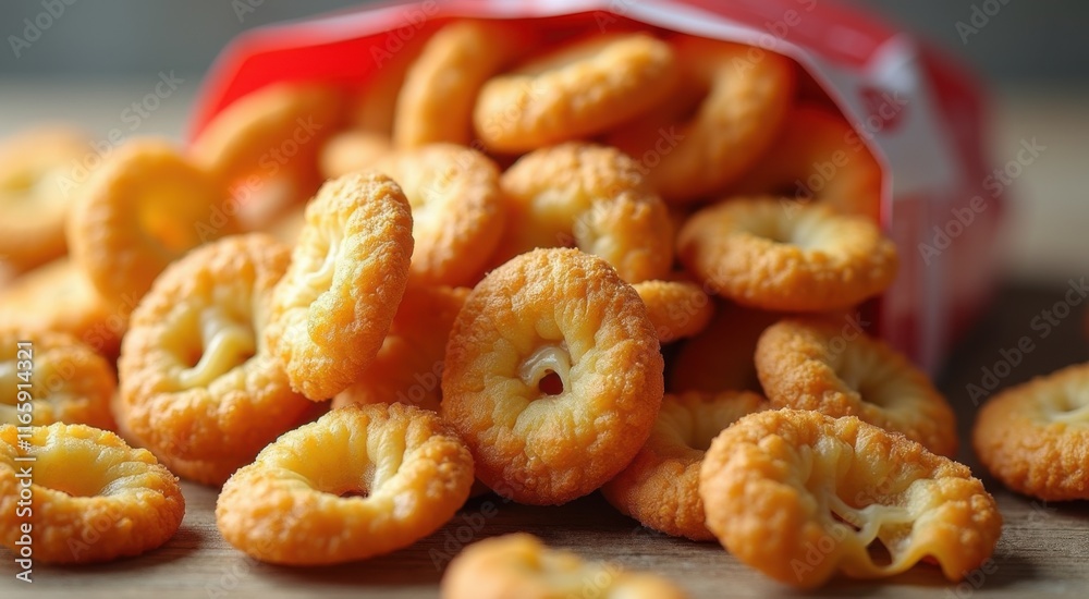 A bunch of crackers that are sitting on a table A bunch of crackers that are sitting on a table