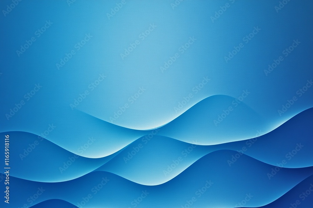 Blue Gradient Background in Simple, Flat Style Blue Gradient Background in Simple, Flat Style
