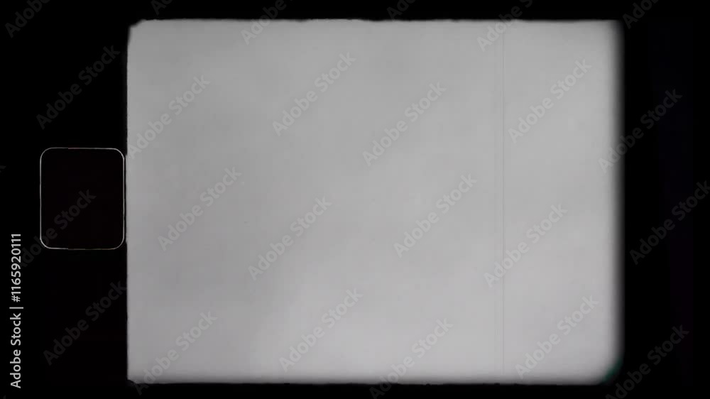 8mm Vintage Film Frame, Film Grain Texture Overlay.