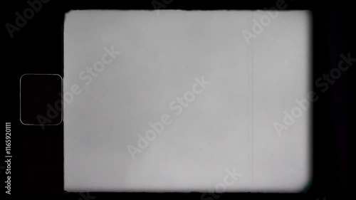 8mm Vintage Film Frame, Film Grain Texture Overlay.