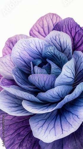 A Captivating Close-Up of a Vibrant Flower's Exquisite Petals.  A Stunning Display of Nature's Artistic Beauty.