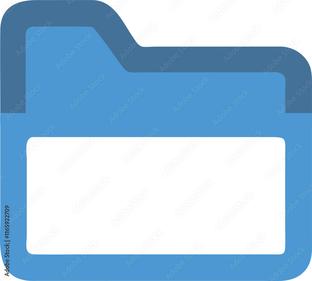 Folder Open Icon - Clean and Versatile File Access Design Folder Open Icon - Clean and Versatile File Access Design