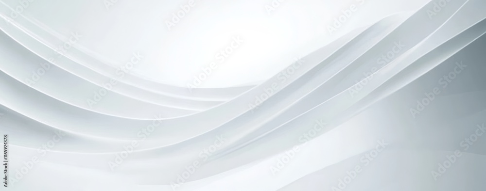 Abstract White Background with Soft Lines and Curves Abstract White Background with Soft Lines and Curves