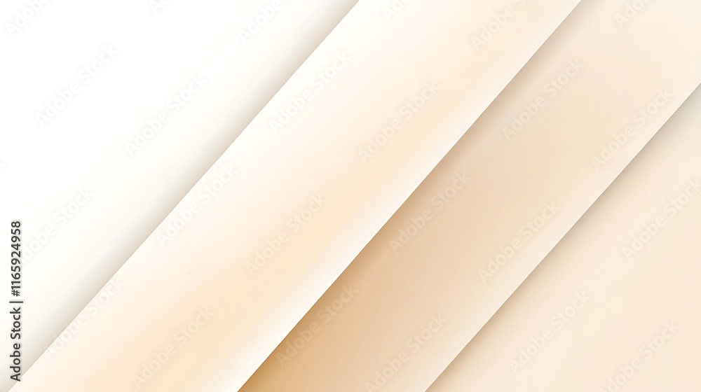 Obraz premium Abstract Beige and White Diagonal Lines Background