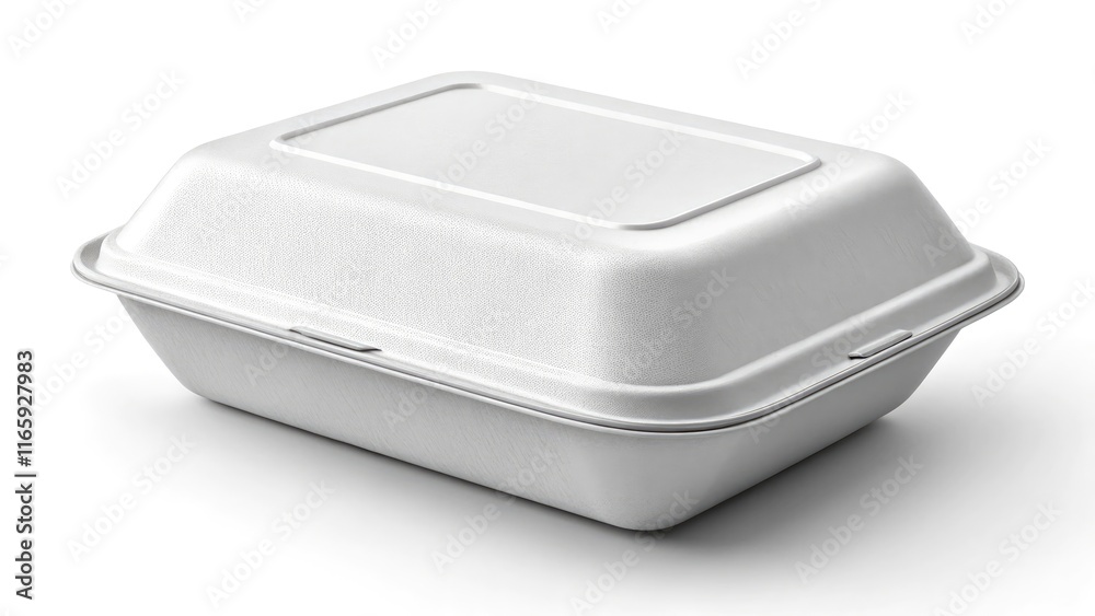 Digital illustration of a sleek food delivery container. Digital illustration of a sleek food delivery container.