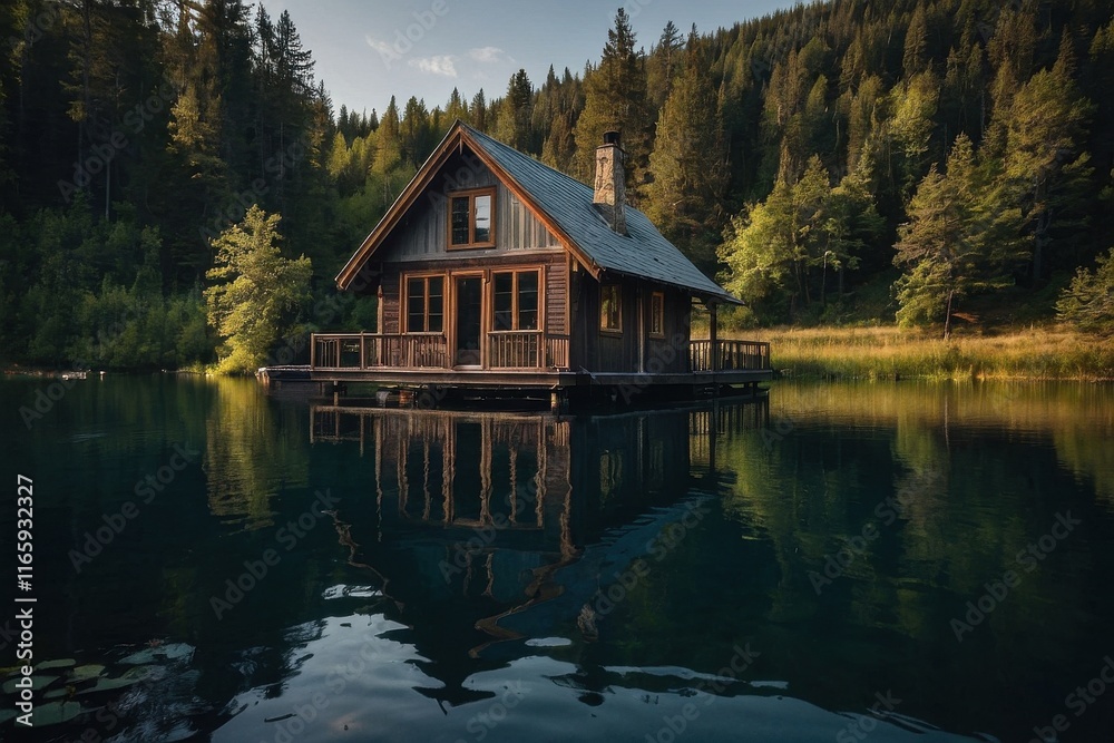 Small house by the lake Small house by the lake
