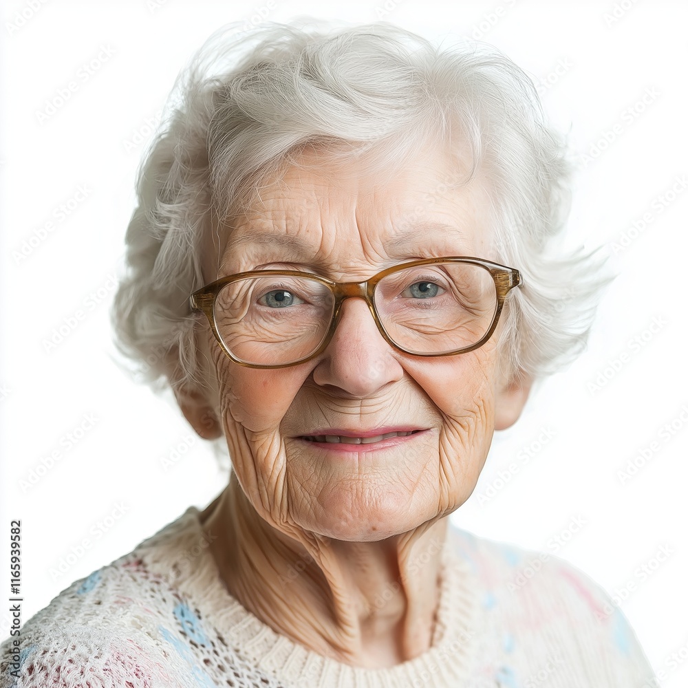 A smiling elderly woman exudes warmth and positivity, showcasing the beauty of aging gracefully. A smiling elderly woman exudes warmth and positivity, showcasing the beauty of aging gracefully.