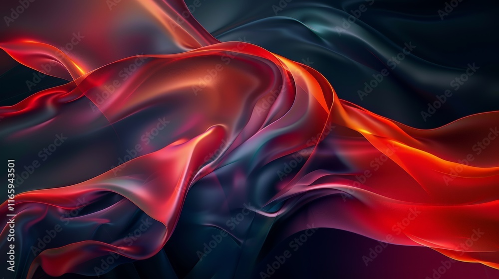 Smooth and elegant lines flowing in a vibrant red and blue abstract design, perfect for a modern wallpaper Smooth and elegant lines flowing in a vibrant red and blue abstract design, perfect for a modern wallpaper