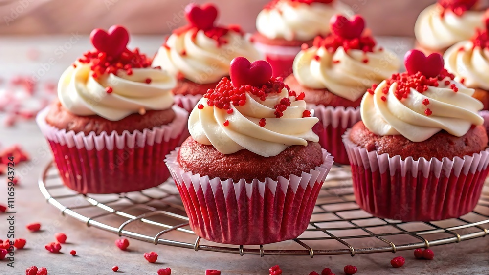 The bakery red velvet cupcakes The bakery red velvet cupcakes