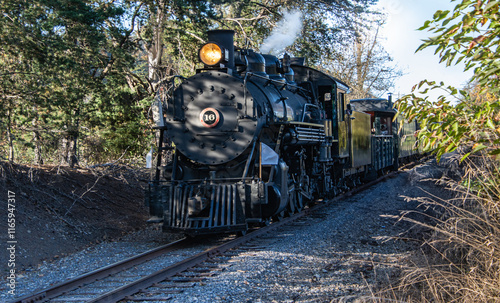 old steam train