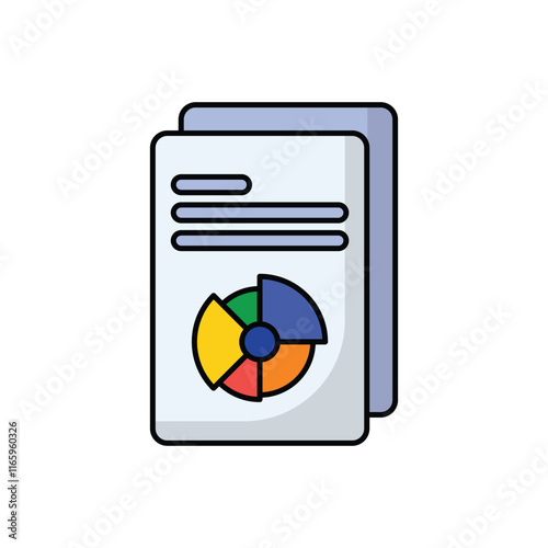 Pie Chart vector icon