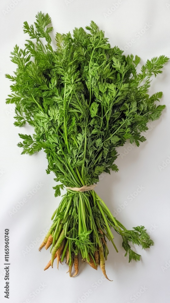 Fresh Bunch of Baby Carrots with Lush Green Leaves: A Vibrant Display of Nature's Bounty Fresh Bunch of Baby Carrots with Lush Green Leaves: A Vibrant Display of Nature's Bounty
