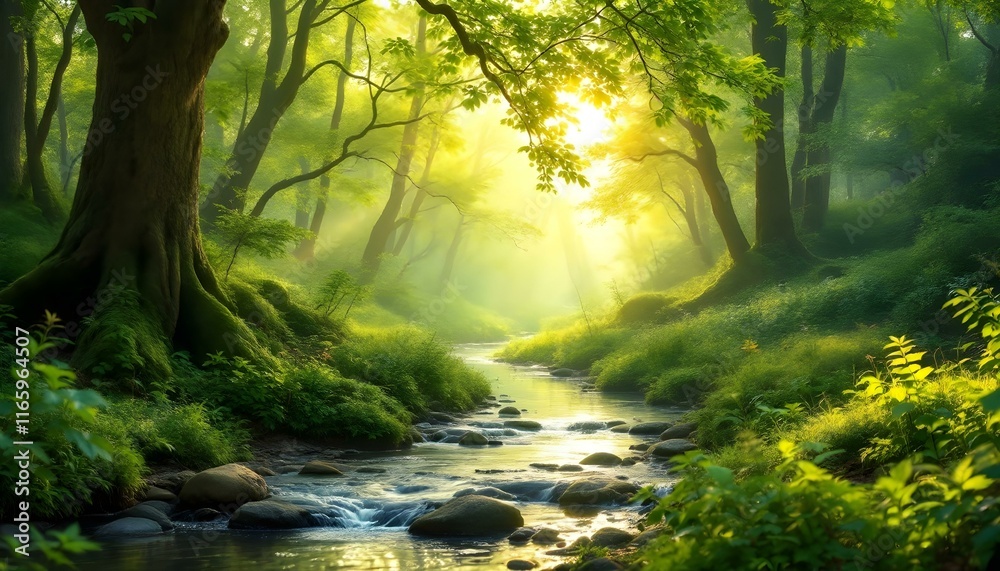 Fototapeta premium morning in the forest