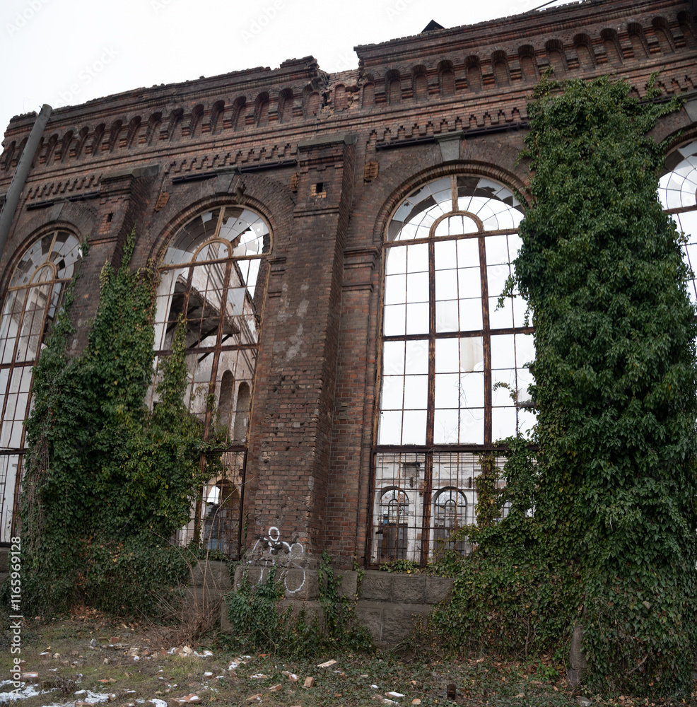 Ruins of the Krayan factory located in Odessa. Ukraine Ruins of the Krayan factory located in Odessa. Ukraine