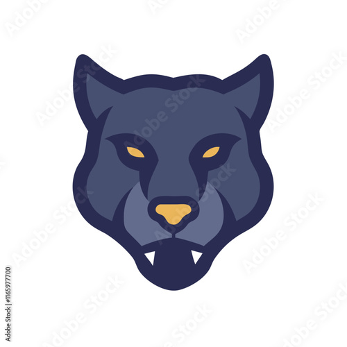 Create a stealth jaguar mascot logo.