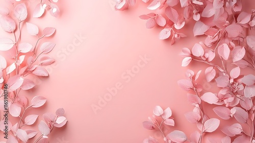 Vibrant Pink Floral Blooms with Delicate Petals in Soft Focus