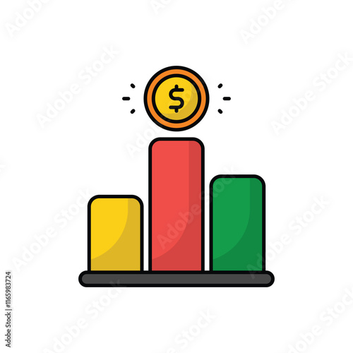 Podium vector icon