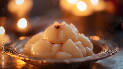 image of a Ramphal on a plate, set against a soft, blurred background photo