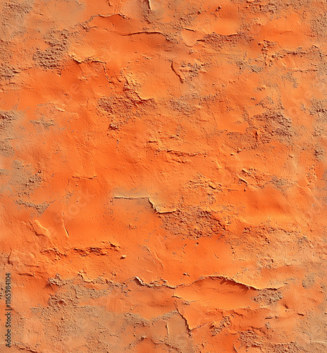 Orange Terracotta-Textured Background: Warm and Earthy Design photo