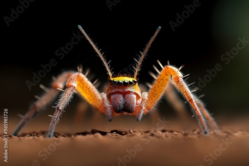 Extreme close up macro photograph showcasing the captivating anatomy of a spider s spinnerets the intricate structures used to emit pheromones and defend against predators photo