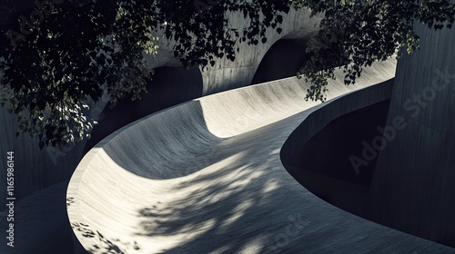 Concrete Curves: Modern Architectural Design photo