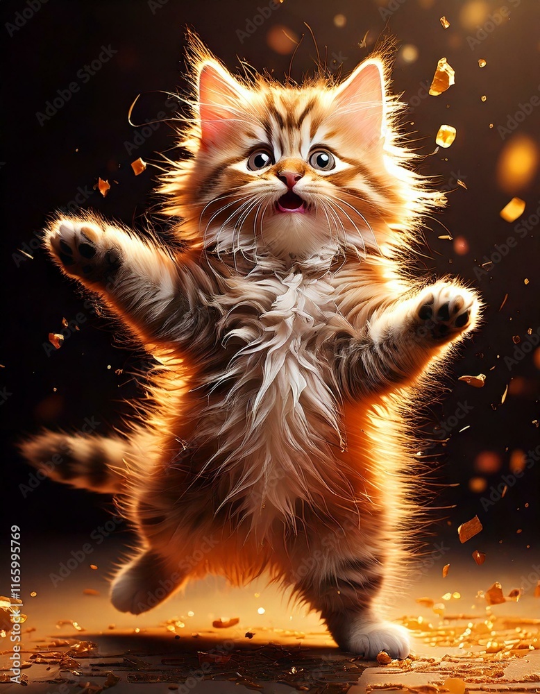 dancing kitten