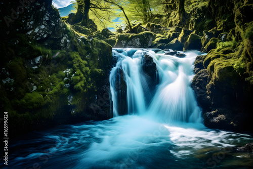 The Exhilarating Force of Nature: Capturing the Dynamic Spirit of High Force Water photo