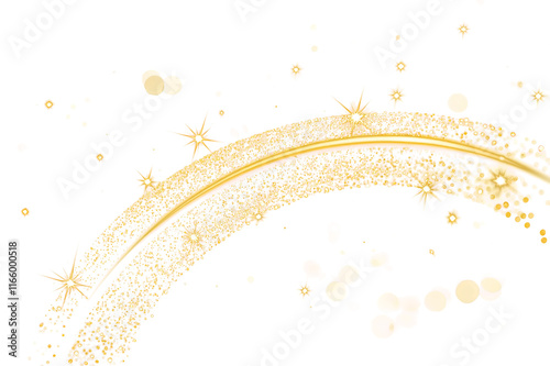 Golden glitter curve galaxy's embrace gold glitter wave shimmering in the dark png clipart transparent photo