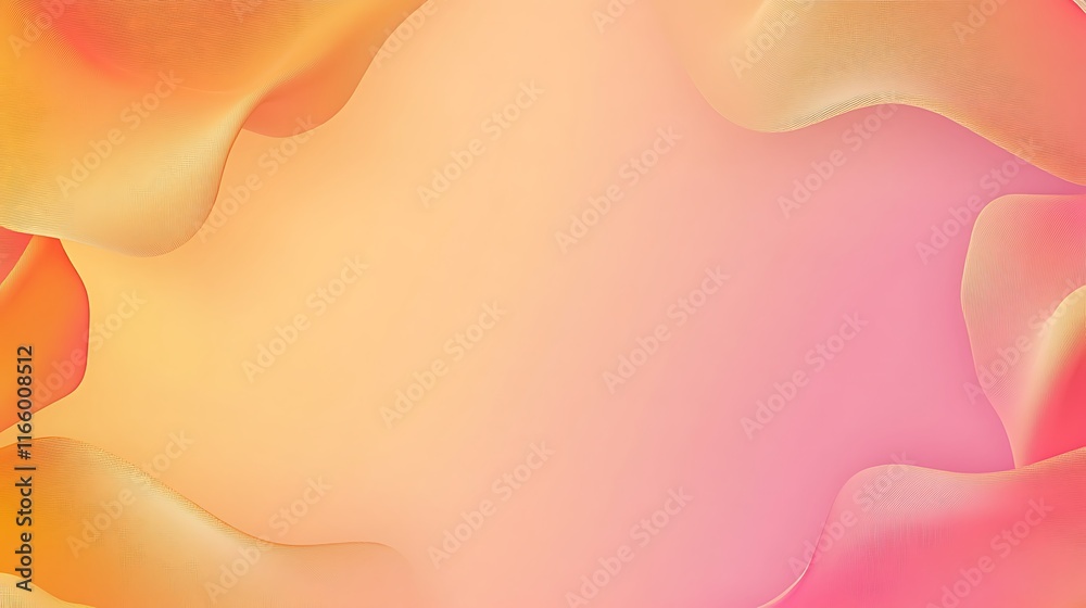 Abstract Orange Pink Wave Background Design Abstract Orange Pink Wave Background Design