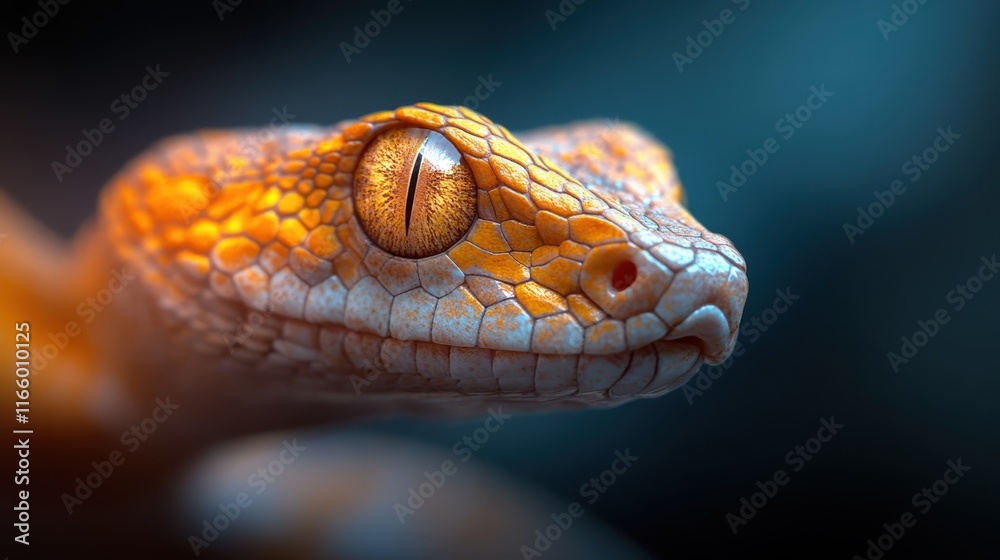 An enchanting portrait of a snake’s head showcases its vibrant colors and captivating gaze, perfect for emphasizing the beauty of wildlife and nature's artistry. An enchanting portrait of a snake’s head showcases its vibrant colors and captivating gaze, perfect for emphasizing the beauty of wildlife and nature's artistry.