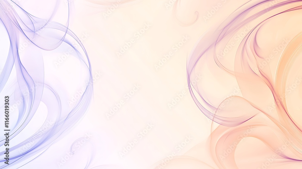Abstract Pastel Wave Design Swirls Background Abstract Pastel Wave Design Swirls Background
