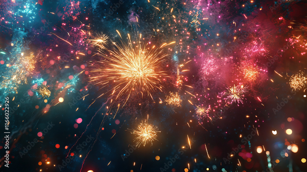 Fototapeta premium Sparkler candle light and bengal firework isolated vector. Birthday or diwali party realistic yellow burst. Bright burning stick with spark and shine design set. Flash glow closeup illustration