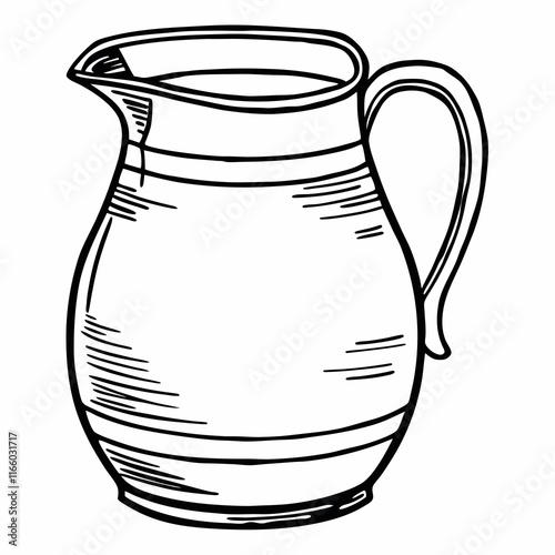 sketch of jug