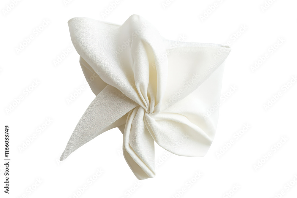 Naklejka premium Sophisticated Napkin Folding Style