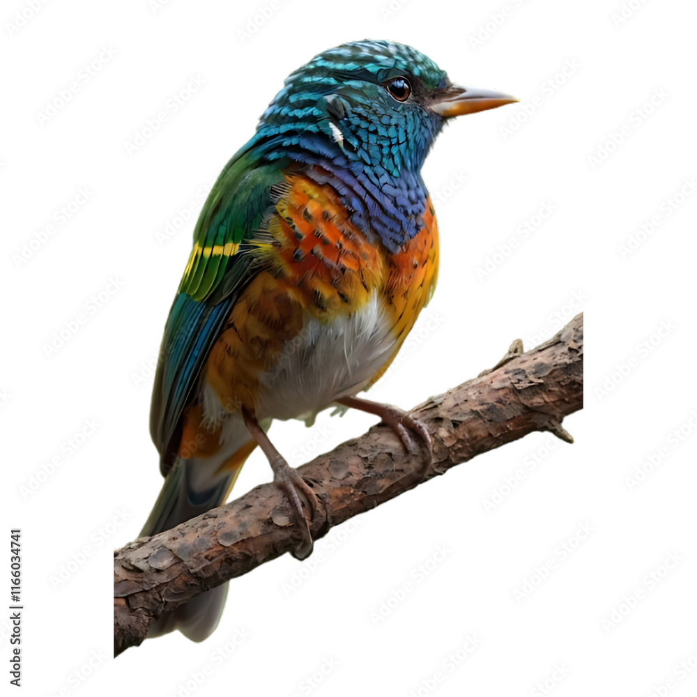 Fototapeta premium lilac roller isolated