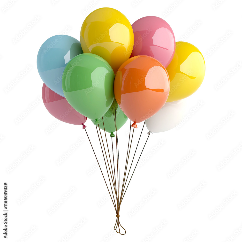 bunch of colorful balloons floating in air isolated on png transparent background bunch of colorful balloons floating in air isolated on png transparent background