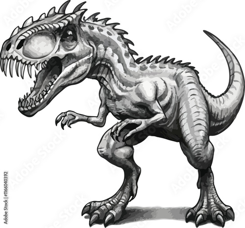 dinosaur vector art and illustration