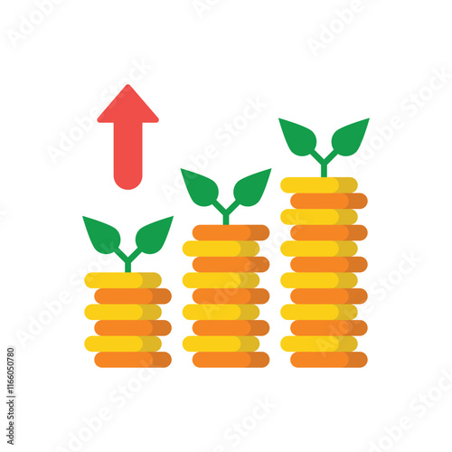 Dividends vector icon