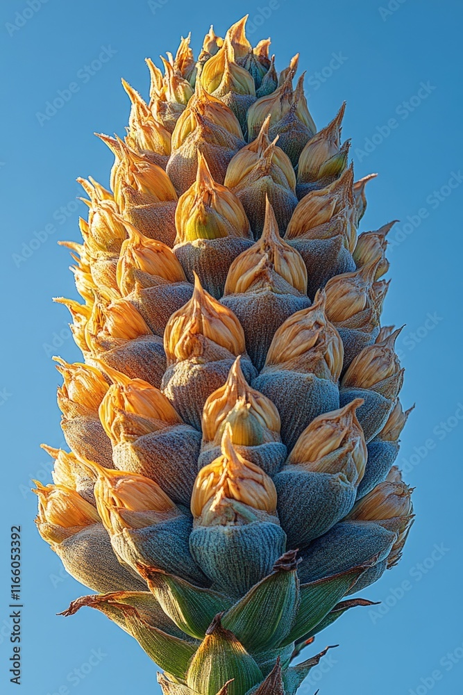Fototapeta premium A single flower on a stem, in focus