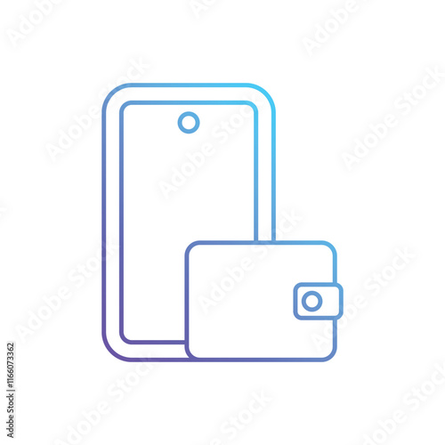 Digital Wallet vector icon