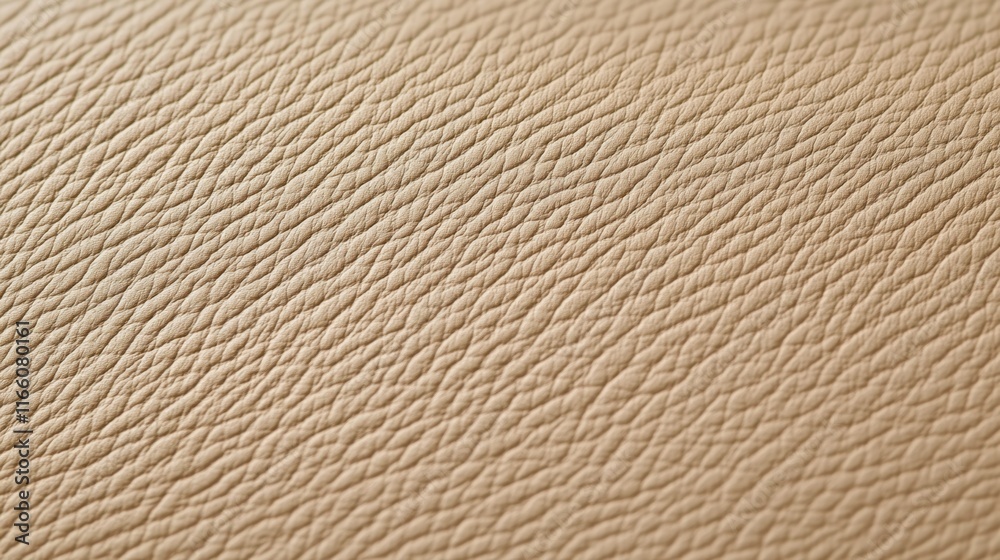 Closeup of beige leather texture, soft folds, automotive interior, luxury car seat, fine grain pattern, smooth surface, warm tan color, minimalist design, high-resolution detail, studio lighting, prod Closeup of beige leather texture, soft folds, automotive interior, luxury car seat, fine grain pattern, smooth surface, warm tan color, minimalist design, high-resolution detail, studio lighting, prod
