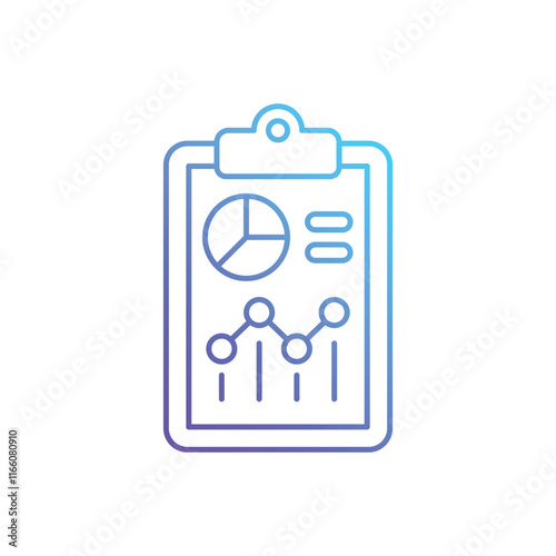 Annual Report vector icon