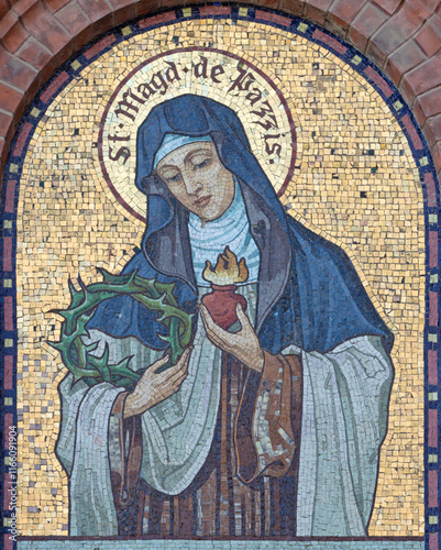 Εκτύπωση καμβά VIENNA, AUSTIRA - JULI 5, 2021: The mosaic of St