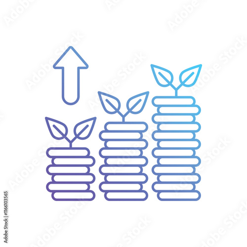 Dividends vector icon